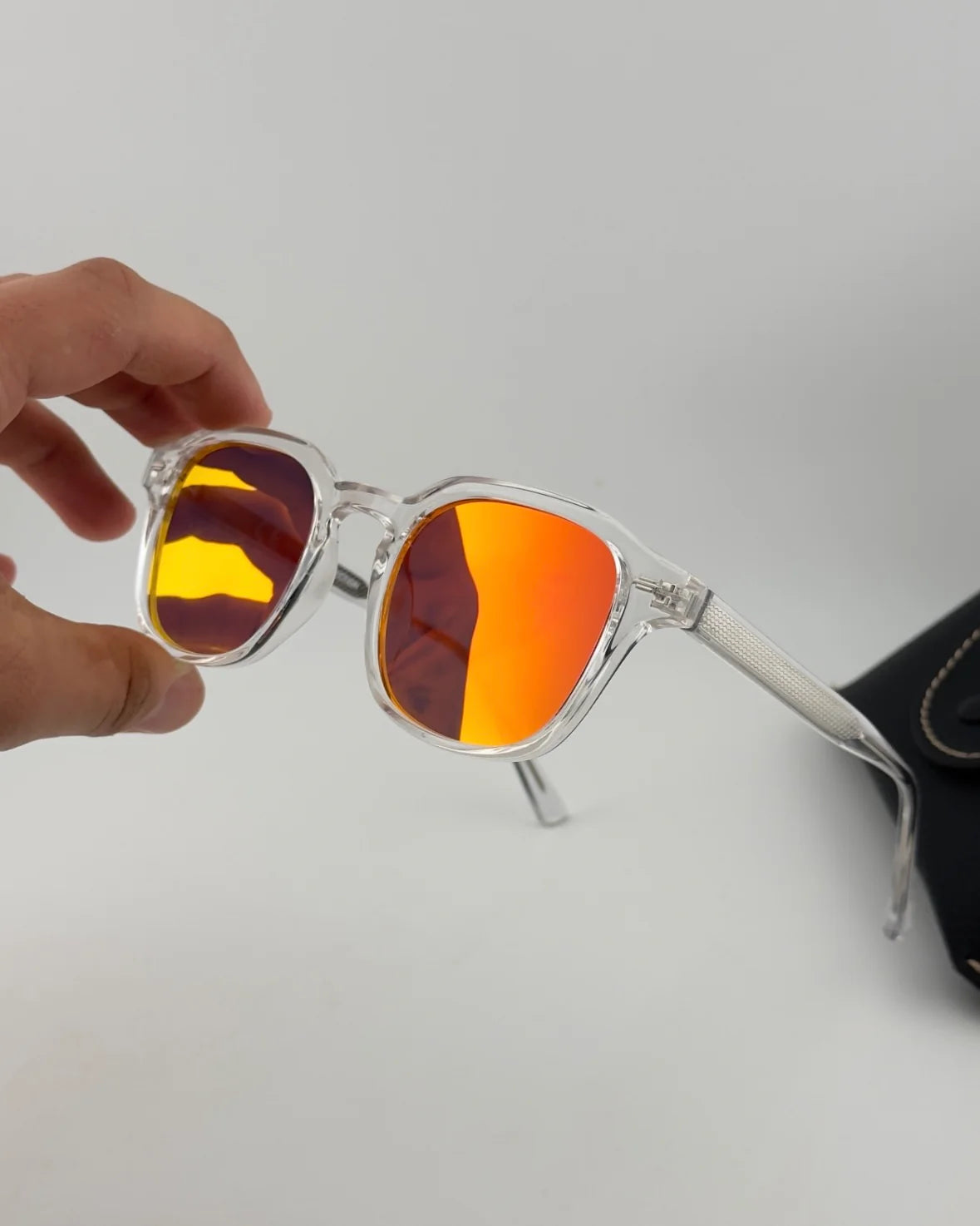 Glitzer - Orange (Silber)