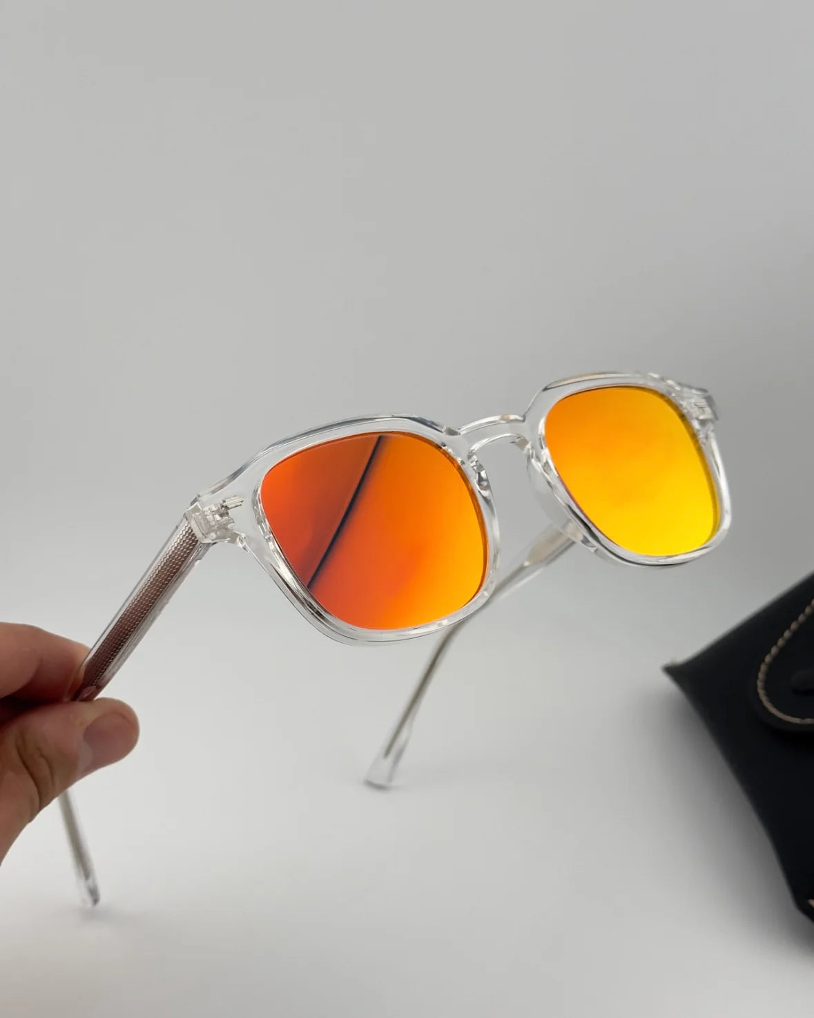 Glitzer - Orange (Silber)